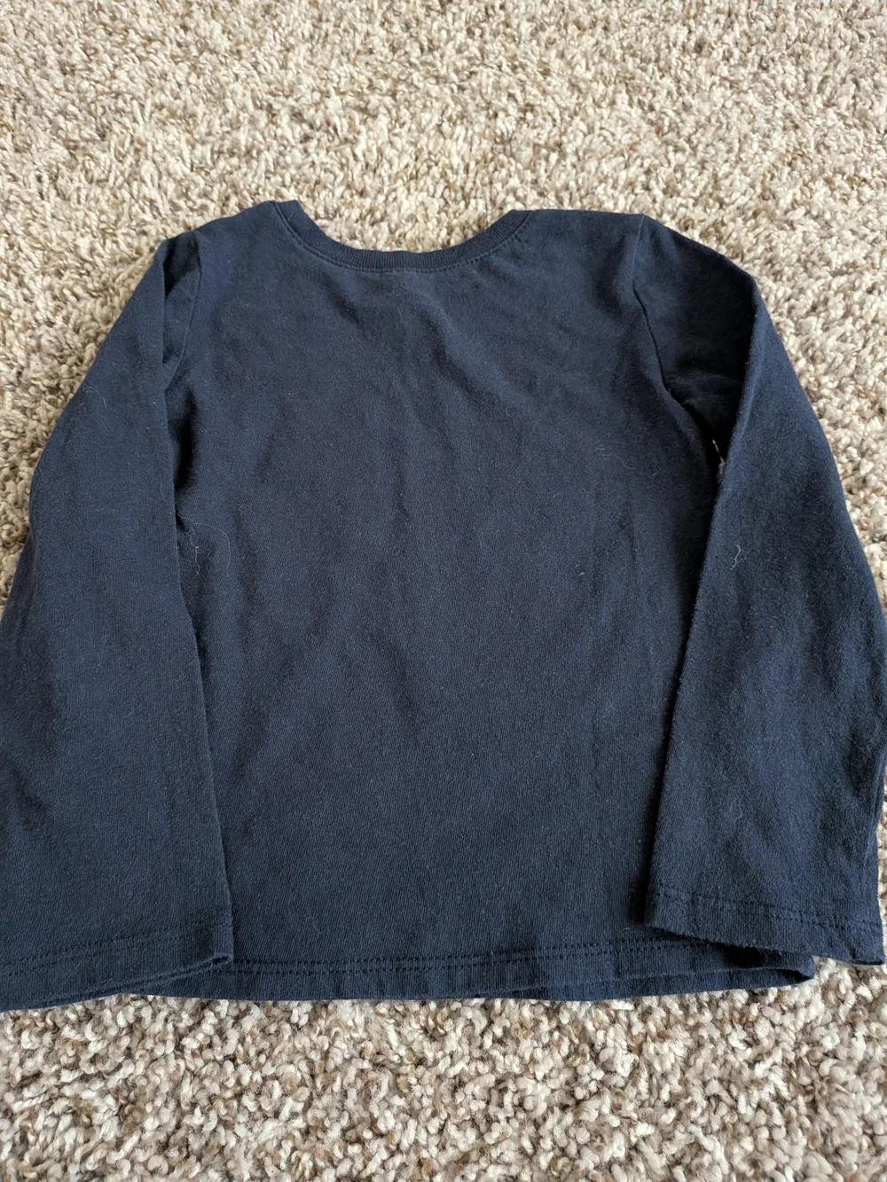 The Children's Place Navy Long Sleeve Tee with Pink Unicorn Graphic Size 2T
